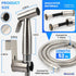 Goseoil Set, Handheld Toilet Bidet Sprayer for Toilet-Adjustable Water Pressure Control with Bidet Hose for Feminine