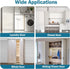 Bifold Door Hardware Repair Kit - 4 Packs Replacement Parts for Bi-fold Sliding Closet Doors, Includes Top & Bottom