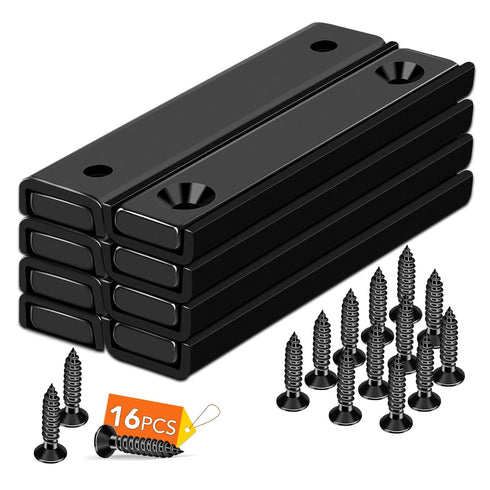 DIYMAG Strong Neodymium Rectangular Magnets 8Pack, 2.36" x 0.53" x 0.20" 80LBS