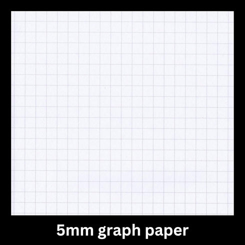 RICCO BELLO Graph Grid Travelers Journal Refill, 8.25 x 4.25 inches, Set of 3