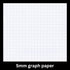 RICCO BELLO Graph Grid Travelers Journal Refill, 8.25 x 4.25 inches, Set of 3