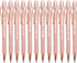 Stylus Pens for Touch Screens, 12 Pack Rose Gold Inspirational Pens, 1.0mm Medium Point BallPoint Pens - 12 Pcs