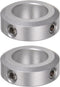 HARFINGTON 2pcs Aluminum Alloy Shaft Collar Set Screw, 14mm Bore, 24mm OD for Wheel Barrow Axle, CNC Machine Tools