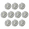 PATIKIL 10 Pack Deep Groove Ball Bearing, 0.2" x 0.63" x 0.2" Double Shield Bearings for Skateboards