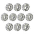 PATIKIL 10 Pack Deep Groove Ball Bearing, 0.2" x 0.63" x 0.2" Double Shield Bearings for Skateboards
