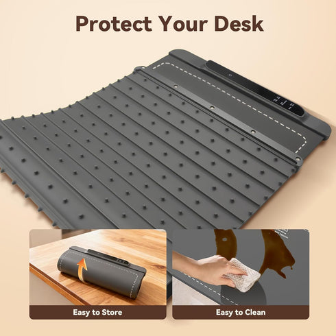 Ieuan 36"x15", 14-Level 10-Hour Warming Mat For Food Extra Large Electric Warming Tray with Temp Timer Adjustable