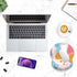 ITNRSIIET Ergonomic Mouse Pad with Gel Wrist Support, Small Wrist Rest, Non-Slip PU Base, 8.7 x 7.2 inches, Art Style
