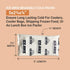 AVIDITI Ice-Brix Ice Packs, Food-Safe Reusable Refrigerant Gel Ice Packs, 5” x 2 ¾”, (96 Pack)