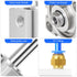 TAILONZ PNEUMATIC 50mm Bore 25mm Stroke Small Thin Cylinder Aluminum Air Cylinder SDA50-25