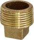 CSTQ0038 3/8''-Inch Male National Taper Threads Solid Plug with Square Head Brass Pipe Fitting, Higher Corrosion Resistance Economical & Easy to Install, 25 by Supply Giant