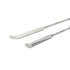 Stainless Steel Double Ended Micro Lab Spatula Sampler, Square & Round Angled End - Chattaway Style (8")