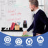 Cecliy 2Pcs Refrigerator,Black,43cm/16.9inch Magnetic Book Shelf for Whiteboard Classroom,Reusable Acrylic Magnetic