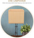 Homoyoyo Bamboo Lamp Shade Medium Square Lampshade Vintage Woven Chandelier Lampshade Clip On Light Cover for Table