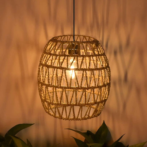 Battery Operated Outdoor Chandelier for Gazebo Pendant Light with Remote Control LED