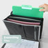 Zipper Binder, 1 Inch 3 Rings with Internal Pockets, 375 Sheet Capacity, Fits Standard Size File Folders
