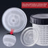 30 6 1 1 (30) Disposable Paint Mixing Cup Kit,HVLP Paint Sprayer Gun Mixing Cups with Cups and Lids System, Plugs