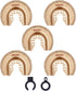 HEMUNC Oscillating Tool Blades, 5pcs Universal Semicircle Carbide Multitool Saw Blades Accessories Kit