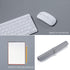 Dual Sided Leather Desk Pad (35.4 x 17"), Office Waterproof Desk Mat, PU Mouse Pad, Desk Protector Cover, Desk Writing Mat for Office/Home/Work/Cubicle (Gray/Silver)