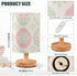 Yuiboo Minimalist Floral Table Lamp in Soft Green & Blush - Night Light