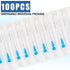 23G 3/2in Package 100 Dispensing Needles, Disposable Sterile