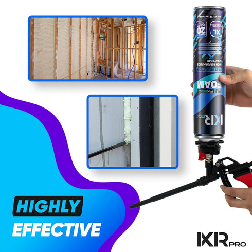 Spray Foam Insulation Can, 23.1 oz Expanding Foam Sealant, High Density Spray Foam for Gaps and Cracks