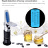 VGVGV 58-90% Brix Refractometer, Honey Refractometer Tester Brix Be Baume Beekeeping Tester with ATC for Honey