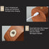 NGEWFGH Dimmable Wooden Portable Bedside Magnetic Wall Lamp Square Night Light Wall Mounted Night Light (Walnut)
