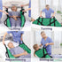 48" 40" Positioning Bed Pad with Reinforced Handles x Patient Transfer Sheet Aid Assistant for Body Lifting, Turning