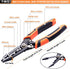 7-in-1 Wire Stripper Tool, Wire Stripper Cutters, Wire Stripper Crimper Pliers Electrical Stripping Tool for Electric Cable Stripping Cutting and Crimping