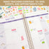 bloom daily planners Productivity Stickers, Variety Sticker Pack with Six Sheets