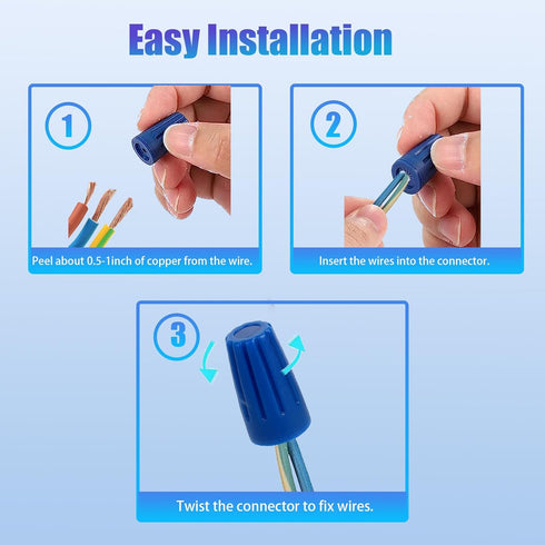 30PCS Waterproof Wire Electrical Connectors: 22AWG-12AWG for Landscape Light and Irrigation Valves, Outdoor Seal