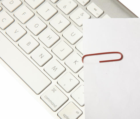 Baumgartens Jumbo Size Vinyl-Coated Paper Clips, Pack of 40