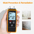 XRCLIF Digital Moisture Meter - Handheld Wood Humidity Meter for Walls/Firewood/Lumber/Mortar, Moisture Detector