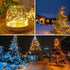 Solar String Lights Outdoor, 100FT 300 LEDs Waterproof Fairy Lights, 8 Modes for Patio Gardens Backyard Wedding