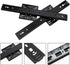 12-inch 35mm 2-Section Alipis Wide Hidden Cabinet Drawer Slides Ball Bearing Furniture Guide Rails for Tv Stands