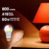 A19 Bulbs 2 Pack XTREME Energizer Connect Smart LED White & Multi-Color RGB Light with Voice Control and Remote Access