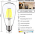 12V Edison Bulb 6W E26 12V LED Bulb Daylight 6000K 60W Equivalent, AC/DC 12V 24V 36V Low Voltage LED Light Bulb for RV Camper Marine, Off Grid Cabin, Trailer, 3 Pack by SHUWDKAR