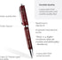 Inkstone Beethoven Engraved Quote Pen - Music is a Higher Revelation than all Wisdom and Philosophy Gift for Musicians