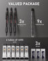Nicpro 0.5 mm Mechanical Pencil Set with Case, 3PCS MP2000 Metal Artist Pencil with Lead Refills