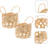 HOODANCOS 2pcs Woven Lampshade Rustic Pendant Light Cover for Home Decor for Table and Floor Lamps Adds Warmth to Any
