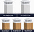4 4x4 5x5 6x6 (1 Pack) SIEDiNLAR Solar Post Lights Outdoor Modes Deck Fence Post Cap Light for Vinyl Wooden Posts Patio