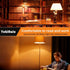 YukiHalu LED Amber Light Bulbs, A19 1800K E26 800Lm, 60W Equivalent Soft Warm Sleep Light Bulbs, 2-Pack for Baby Nursery