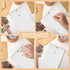 Colarr 300 Pcs 6x9 Manilla Clasp Envelopes Heavy Duty Gummed Closures Colored Kraft for Office Home (White)