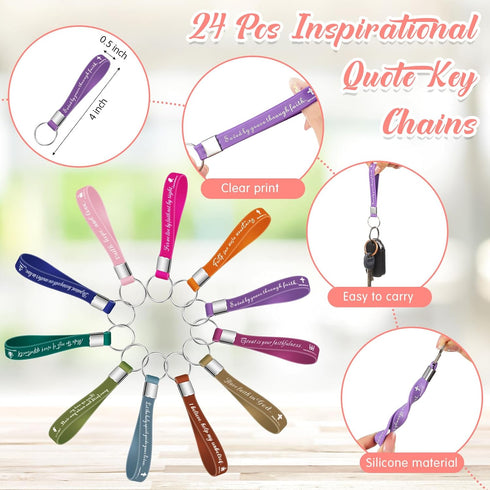 Estune 72 Pcs Christian Bible Gifts Set Bulk, Inspirational Ballpoint Pens, Scripture Notebooks, Keychain