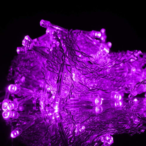 3.5M/11ft 96 LED Linkable Fairy Curtain String Light with 8 Modes Control for Indoor/Outdoor/Patio/Wedding/Christmas Party 4th of July Decor(Purple) by Lainin