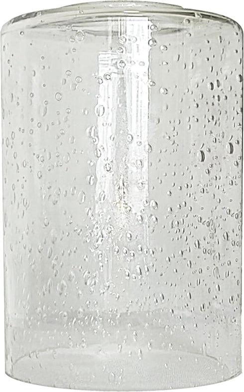 Clear Seedy Glass Shade for Wall Sconce Small Size