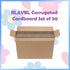 RLAVBL 50 Pack 11x14 Corrugated Cardboard Sheets, Flat Inserts for Shipping, Mailing, Packing, DIY Crafts