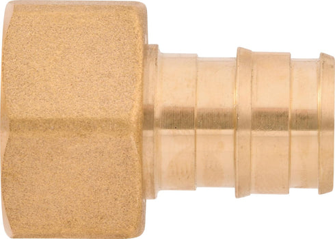 SharkBite 1/2 x 1/2 Inch NPSM Expansion FNPT Swivel Adapter for PEX-A Pipe, Brass Plumbing Fittings, Female Adapter for PEX-A Tubing, UAB526LFA by SharkBite