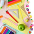 Chinco 24 Pieces Cute Mechanical Pencils with Fruit Erasers, Refills, and Fun Toppers for Girls, Kids, Students (0.5 mm)