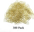 HAHIYO 300 Pack Paper Clips, Sturdy 1.1 inches Length, Heavy Duty Rust Proof Reusable Metal, Bright Rose Gold